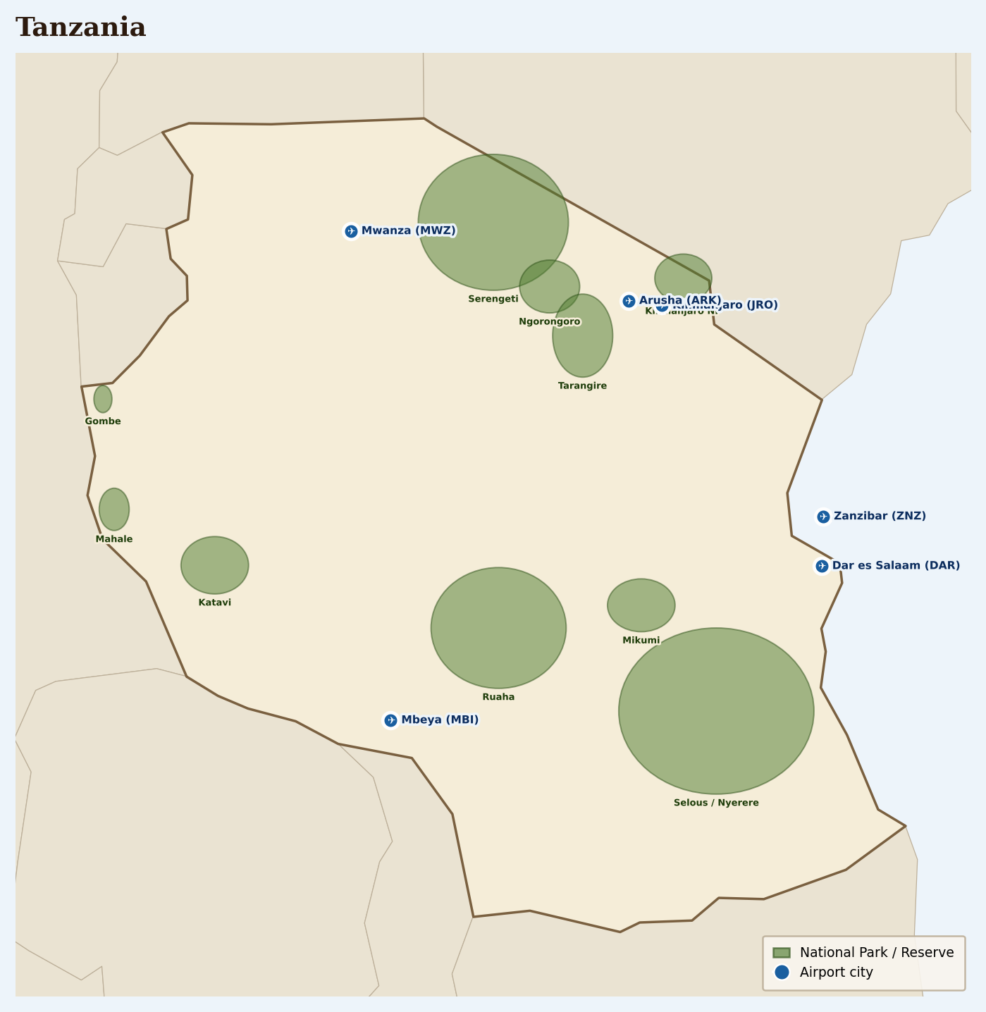 Safari map